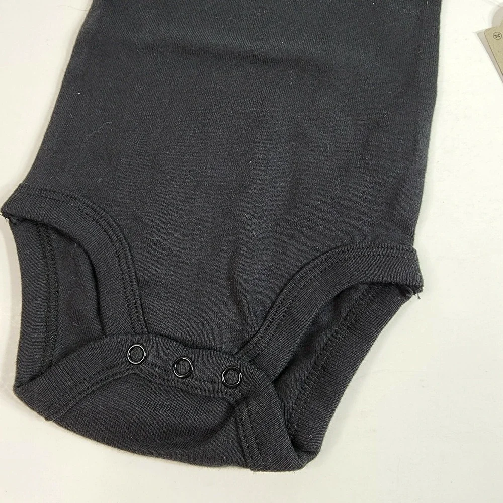 Honest Baby Organic CottonShort Sleeve Newborn Navy & 0-3 months black NWT